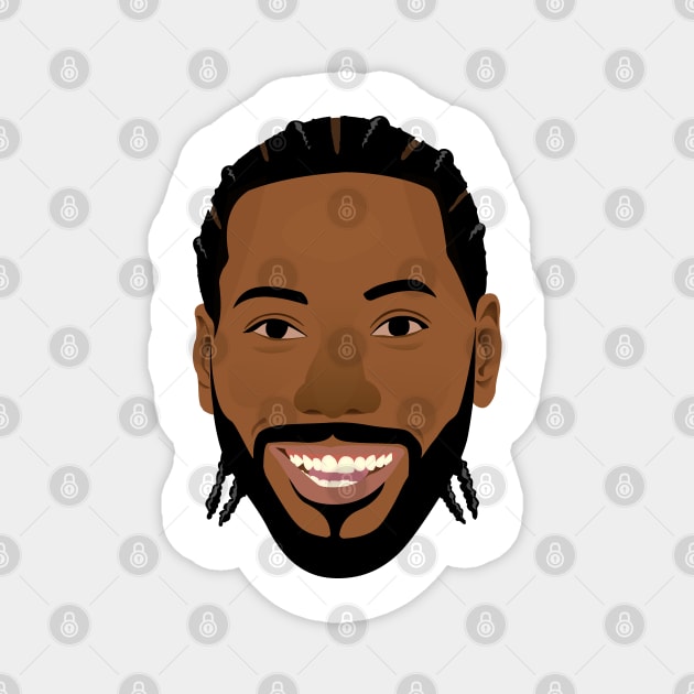 Fun Guy Kawhi Magnet by ellumiera