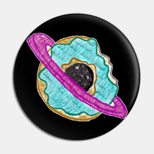 Planet Doughnut Pin