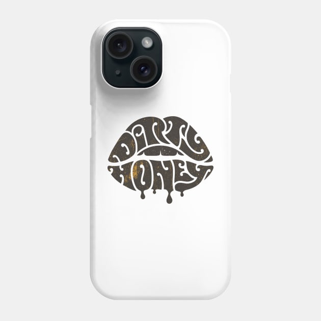 Dirty Honey Vintage Phone Case by Glitch LineArt