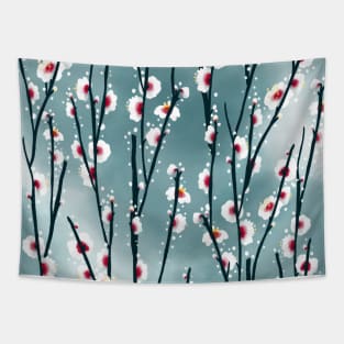 Plum Blossom Branch Pattern Tapestry