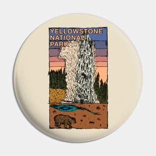 Yellowstone National Park Pin