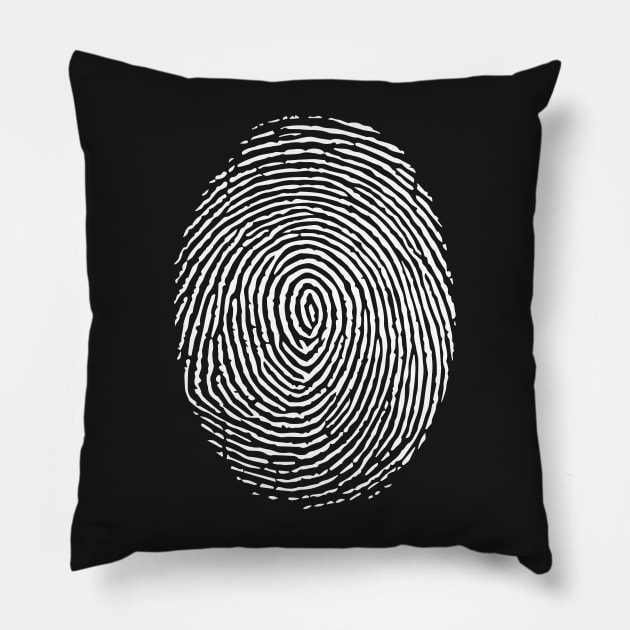 fingerprint Pillow by Pacesyte