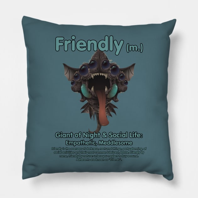 Friendly Pillow by Justwillow