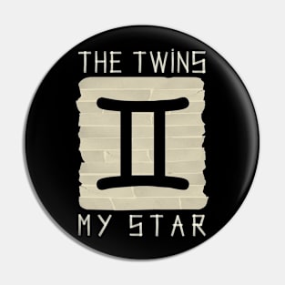 Gemini The Twins Pin