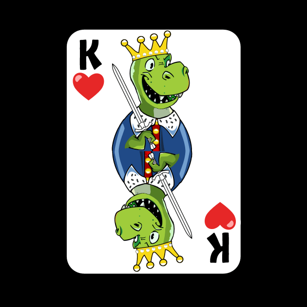 Funny Poker Playing Cards Dinosaur T Rex Tyrannosaurus by iHeartDinosaurs