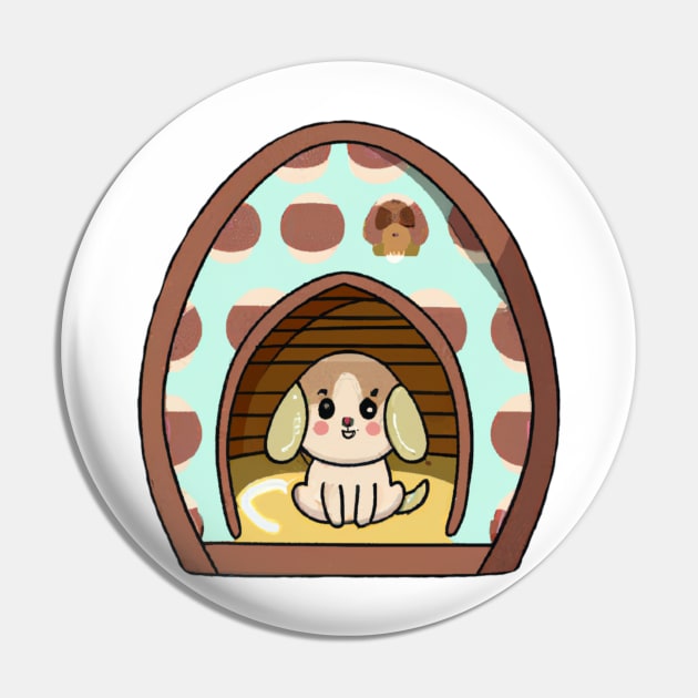 Cute Dog in The Egg Pin by Zachariya420