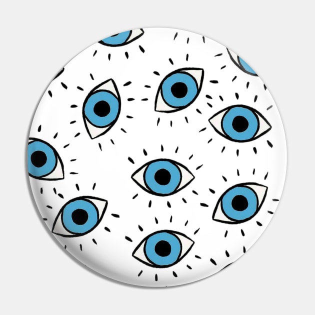 Evil Eye protection pattern Pin by zocostore