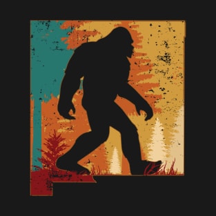 Bigfoot Retro Vintage Sasquatch New Mexico T-Shirt