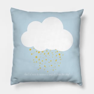 Confetti From The Sky Pillow