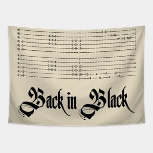 Back in black guitar tab Tapestry