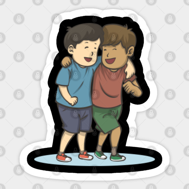 Boys Best Friends Best Friends Forever Sticker Teepublic