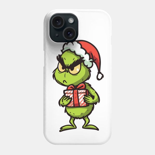 Grinch Gift Phone Case by katzura