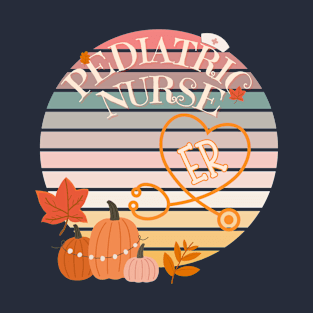 Pediatric ER nurse Fall T-Shirt