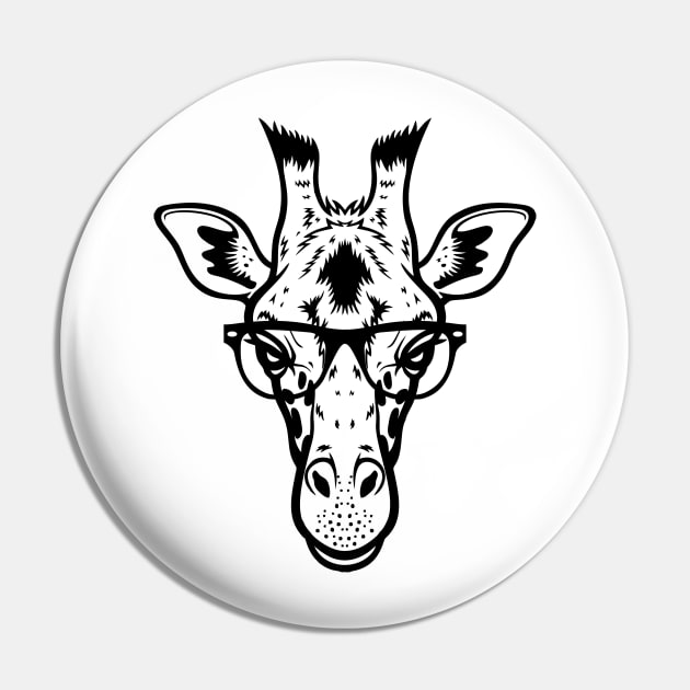 Giraffe Cute Hippie Animal - Desert Horse In Africa Pin by mangobanana