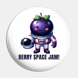 Astronaut Berry Explorer Design Pin