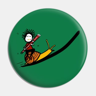 Bassoon snail Pin