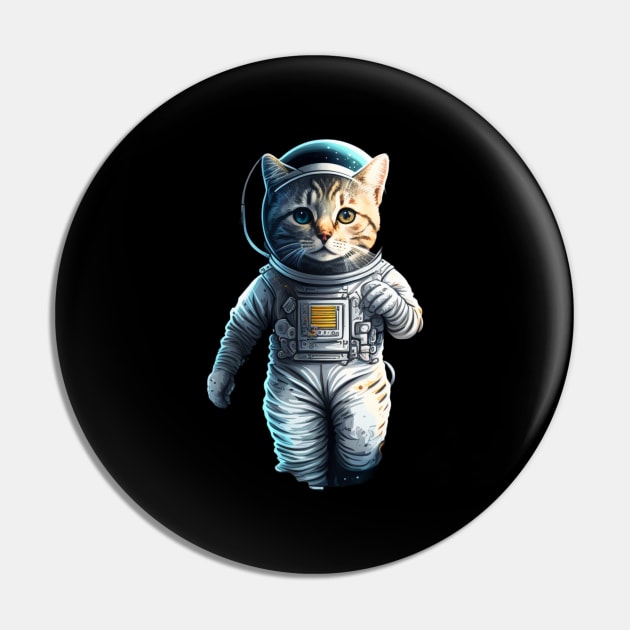 cute cat in the space with astronaut costume Pin by Get Yours