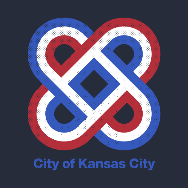 City of Kansas City "Heart of America" Retro Seal by Draft Horse Studio