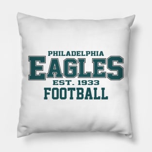 Vintage PLDP Eagles Football Pillow