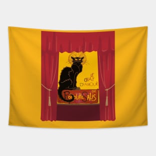 Le Chat Noir DAmour Theatre Stage Tapestry