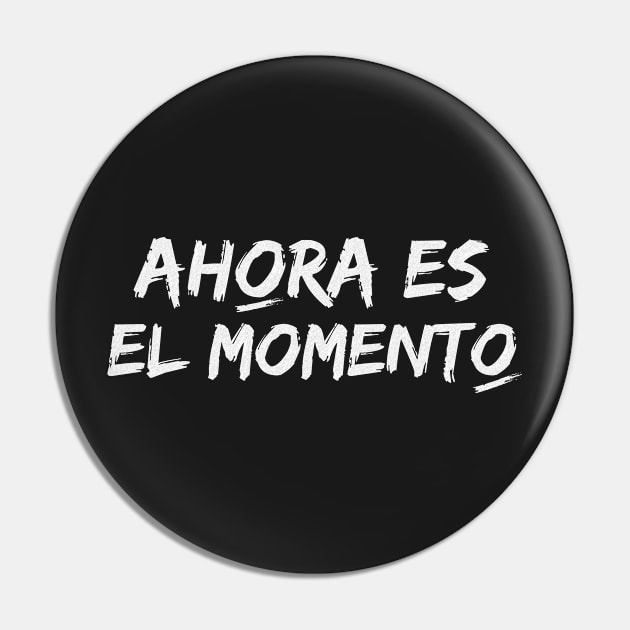 Now is the time. Motivational phrase in Spanish. Songs and quotes in Spanish. Pin by Rebeldía Pura