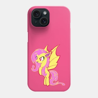 Flutterbat Illustration - Fluttershy Fan Art Phone Case