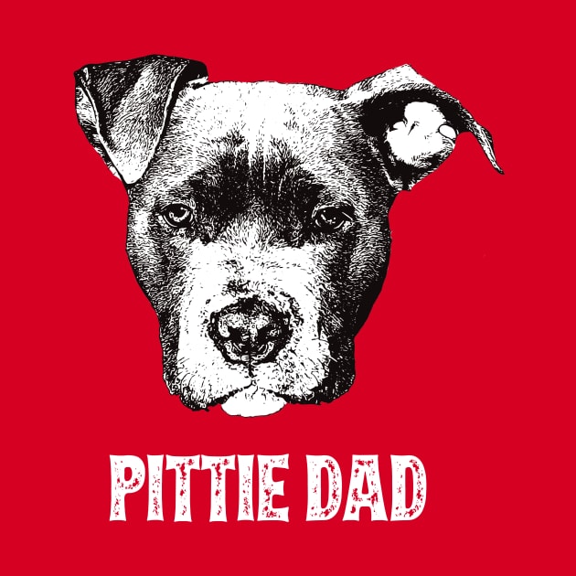 American Pit Bull Terrier Dad by DoggyStyles