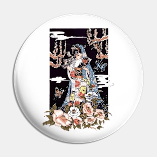 Geisha With Gun Pin