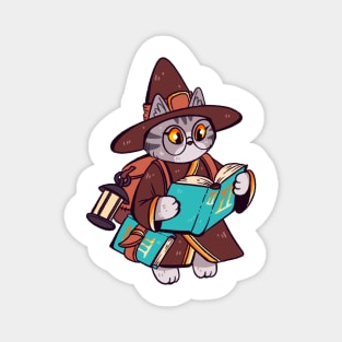 DnD Cats - Wizard Magnet