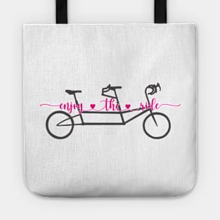 Enjoy the ride - travel tandem Tote