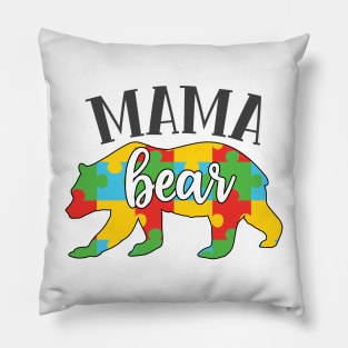 Mama Bear, Autism Awareness Pillow