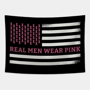 Real men wear pink Tapestry