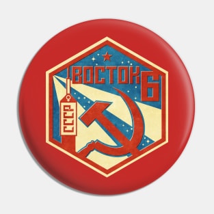 Vostok-6 Mission patch Pin