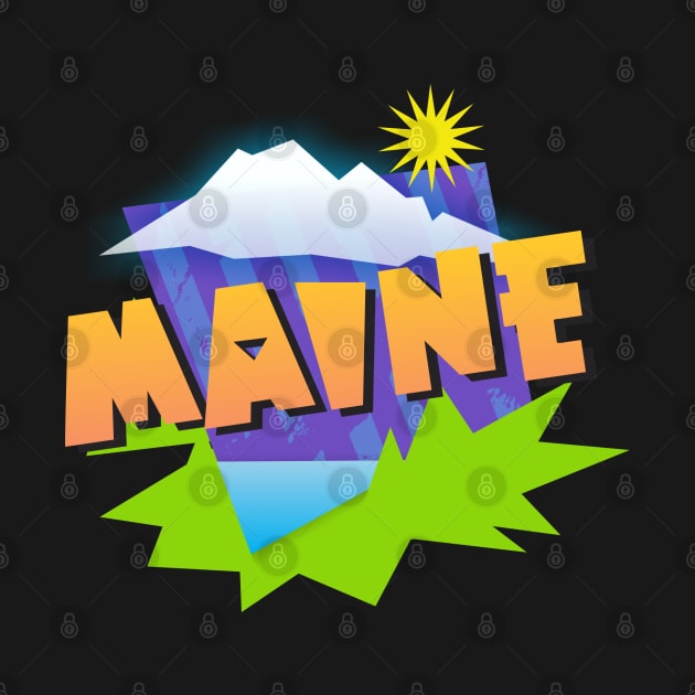 Maine Graphic by Dale Preston Design