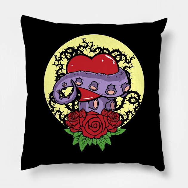 Love Tentacle Pillow by Vault Emporium