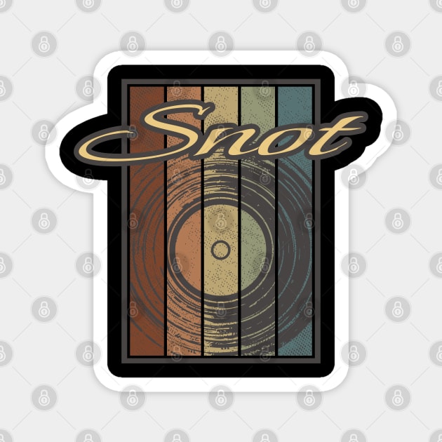 Snot Vynil Silhouette Magnet by North Tight Rope