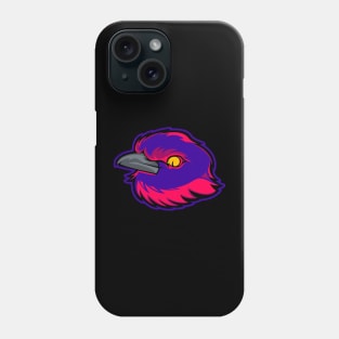 Graceful Head of a Lilac Bird Phone Case