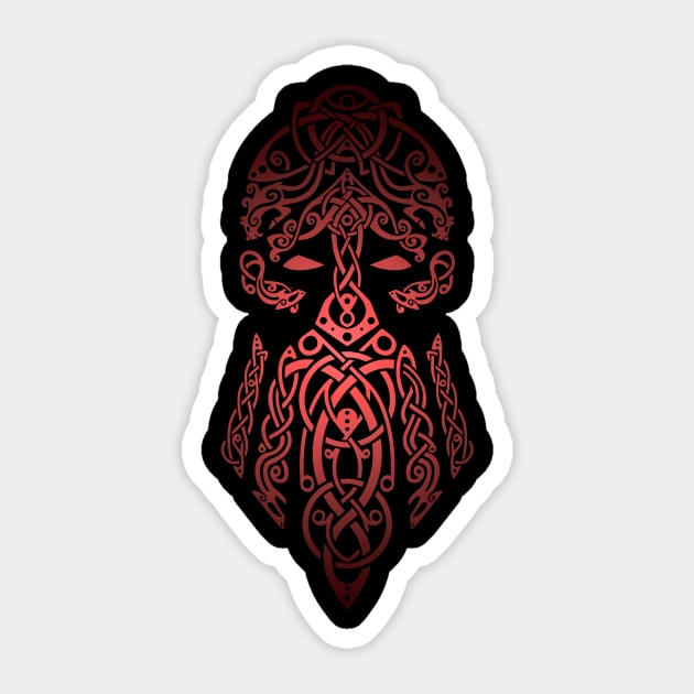 tyr god of war' Sticker