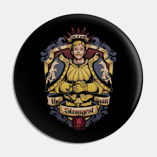 Escanor Seven deadly sins - Nanatsu no taizai - Holy Knight- Tattoo Crest of Lion Pride - Seven Deadly Sins - Pin | TeePublic Escanor Seven deadly sins - Nanatsu no taizai - Holy Knight- Tattoo Crest of Lion Pride - Seven Deadly Sins - Pin | TeePublic