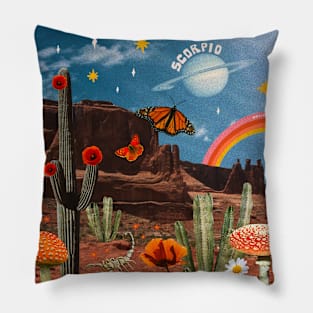 Scorpio Collage Pillow