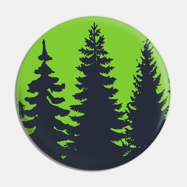 Forest silhouette Pin by PallKris