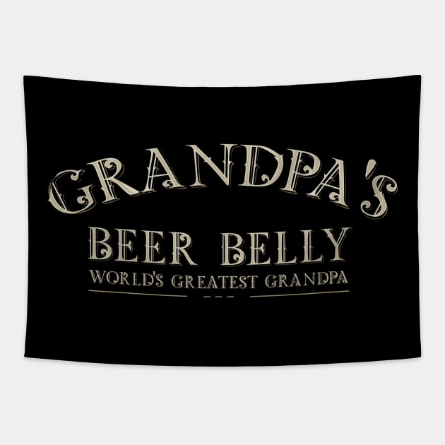 Grandpa's Beer Belly Tapestry by Trendsdk