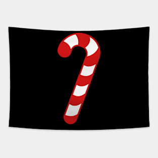 RED AND WHITE CANDY CANE - CUTE CHRISTMAS DESIGN Tapestry