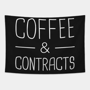 Coffee & Contracts | Realtor & Real Estate Design Tapestry