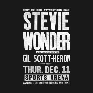 Stevie Wonder / Retro Aesthetic Fan Design T-Shirt