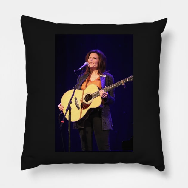 Rosanne Cash Photograph Pillow by Concert Photos