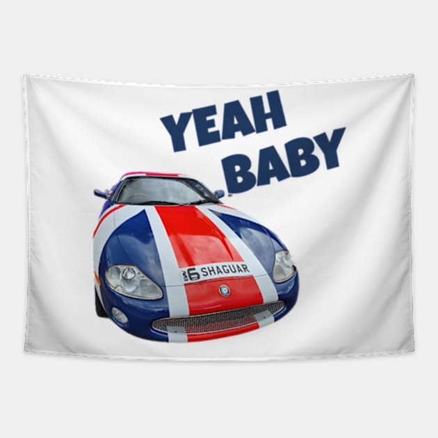 Yeh Baby Car Tapestry by Exraeli Zabeth