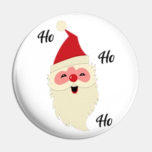 Retro Santa Claus, Ho ho ho © GraphicLoveShop Pin