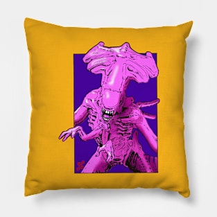 Pink Alien Queen Pillow