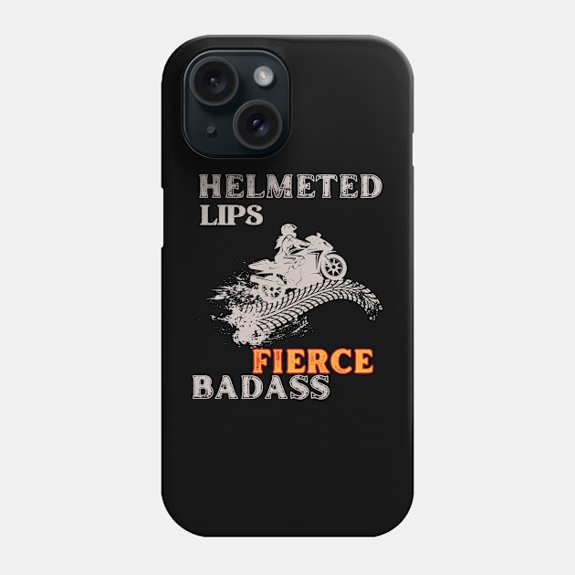 FIERCE BADASS Phone Case by APPARELAURA